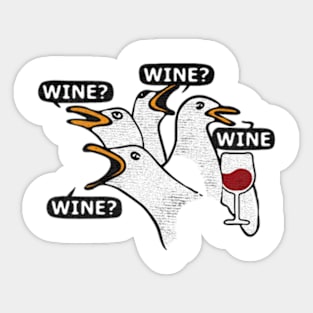 Finding Wine Sticker